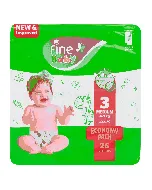 Fine Baby Diaper Economy (3) 26*8Pk