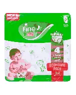 Fine Baby Diaper Economy (4) 24*8Pk