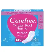 Carefree Female Napkins Refreshing Cotton 76 Pc 8 C