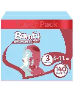 Sanita Bambi Baby Diapers Box Super (3) 140-136 P