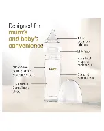 Pigeon Feeding Glass Bottle Soft Touch Wide Nipple 240 Ml Pa00488