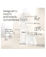 Pigeon Feeding Glass Bottle Soft Touch Wide Nipple 160 Ml Pa00487