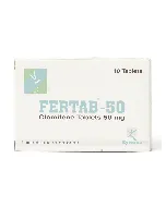 Fertab Clomiphene 50 Mg Tablet 10P