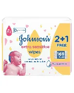 Johnson Baby Wet Wipes Extra Sensetive 56 P 2+1 Free