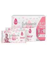 Johnson Baby Wet Wipes Gentle All Over 72 P 2+1 Free