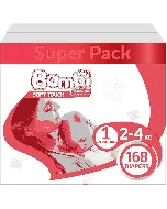 Sanita Bambi Baby Diaper New Born (1) 168 P Box