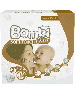 Sanita Bambi Baby Diaper Small (3-6C)(2) 168 P Box