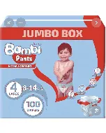 Sanita Bambi Baby Diaper Pants(4)(L 8-14C) 50*3 C