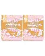 Always Female Napkins Diamond Large With Wings Sensetive Skin Full Care 24*2*4 C Pink Offer
