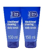 Clean & Clear Daily Facial Scrub Blackhead Clearing 150 Ml 1+1 Offer
