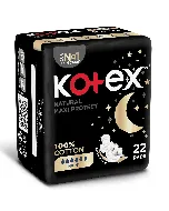 Kotex Female Napkins Natural Maxi Thick Night 22 P 6 C