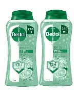 Dettol Shower Gel Fresh 250 Ml 1*2 Offer Pack 35% Off