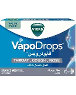 Vicks Vapodrops Lozenges Orange Menthol 36 P