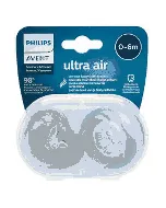 Avent Soother Ultra Air 0-6M Boy Scf 085/58 2P