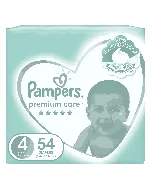 Pampers Baby Diapers Premium Care Mega (4) 54*2 C
