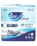 Fine Care Adult Diaper Jumbo Large 110 *165 Cm 16/18*4 Pk