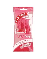 Bic Disposable Razor Pure Lady Women Aloe 4+2 P