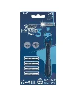 Bic Disposable Razor Flex3 Hybrid Handle 1 + 4 Blades