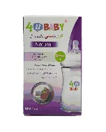 4U Baby Natural Plastic Feeding Bottle 125 Ml + L Nipple 900051