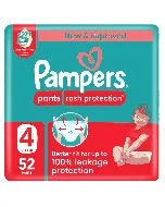 Pampers Baby Diapers Pants Mega (4) 9-14 C 52*2 C