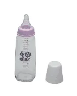 4U Baby Glass Feeding Bottle With One Handle 200 Ml Fyg067