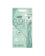 Bic Disposable Razor Click 3 Sensetive Handle 1 + 4 Blades