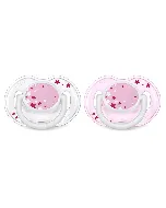 Avent Ultraair Pacifier 0-6M Girl *2