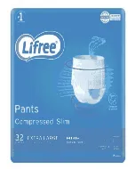 Lifree Compressed Pants Normal Flow Xlarge 32 *2 C