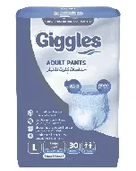 Giggles Adult Pants Large 30 P 2 C