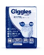 Giggles Adult Diapers Medium 30 P 3 C
