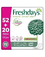Fresh Days Female Napkins Long Unscented 52+20*6 C