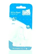 Baby Zone Silicone Nipple 2Pcs Wide Neck L Size 8239