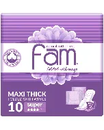 Fam Female Napkins Super With Wings Compressed 10*12 C