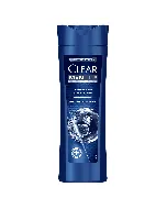Clear Hair Shampoo Men Deep Cleanse Activated Charcoal And Mint 400/360 Ml