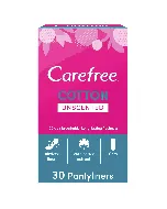 Carefree Female Napkins Cotton 30 Pc 24 C