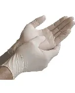Latex Gloves Powder Free Medium Size 100 P
