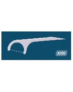 Tece Tooth Pik Plastic With Thread 100P 2803