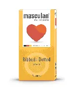 Masculan Condom Ribbed + Dotted 10 P * 10 C