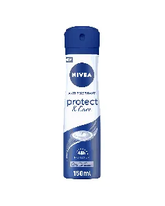 Nivea Deoderant Spray Protect & Care Cream 150 Ml