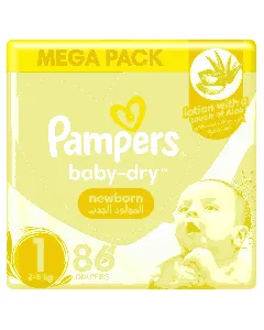 Pampers Baby Diapers Mega (1) 86*2 C