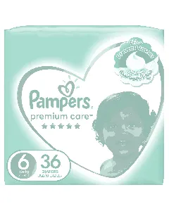 Pampers Baby Diapers Premium Care Mega (6) 36*2 C