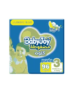 Babyjoy Baby Diapers Pants Jumbo Box (3) 96*1 P