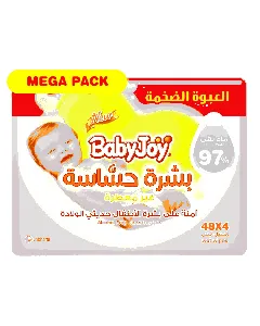 Babyjoy Wet Wipes Kids Sensitive Skin Unscented 48*4*6C Offer