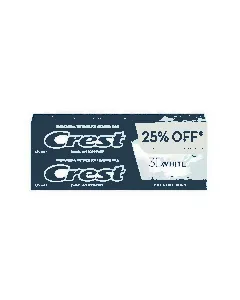 Crest Tooth Paste 3D White Extreme Mint 125 Ml 2 In 1 Offer