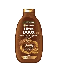 Garnier Ultra Doux Hair Shampoo Healing Castor And Almond Oils 400 Ml