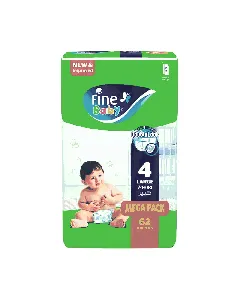 Fine Baby Diaper Mega (4) 74/62 *4 Pk