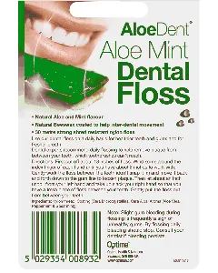Aloedent Dental Floss Aloe Mint Beeswax 30 Metre