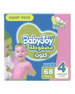 Babyjoy Baby Diapers Pants Giant (4) 68*3 C