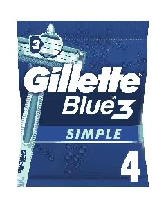 Gillette Blue3 Simple Disposable Razor 4P*6C