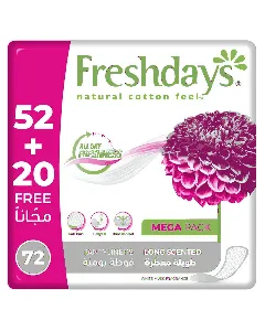 Fresh Days Female Napkins Long Scented 52+20*6 C